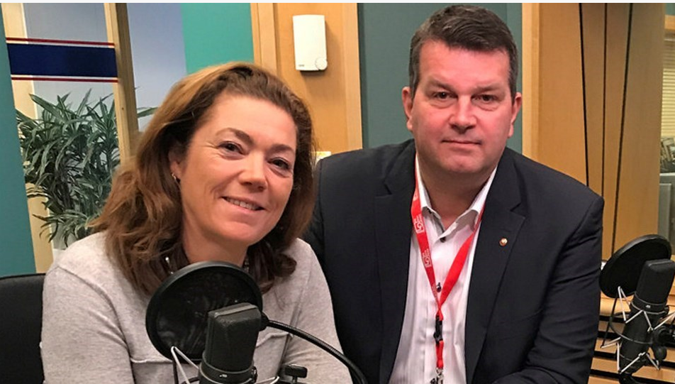 Kristin Skogen Lund, NHO og Hans Christian Gabrielsen LO