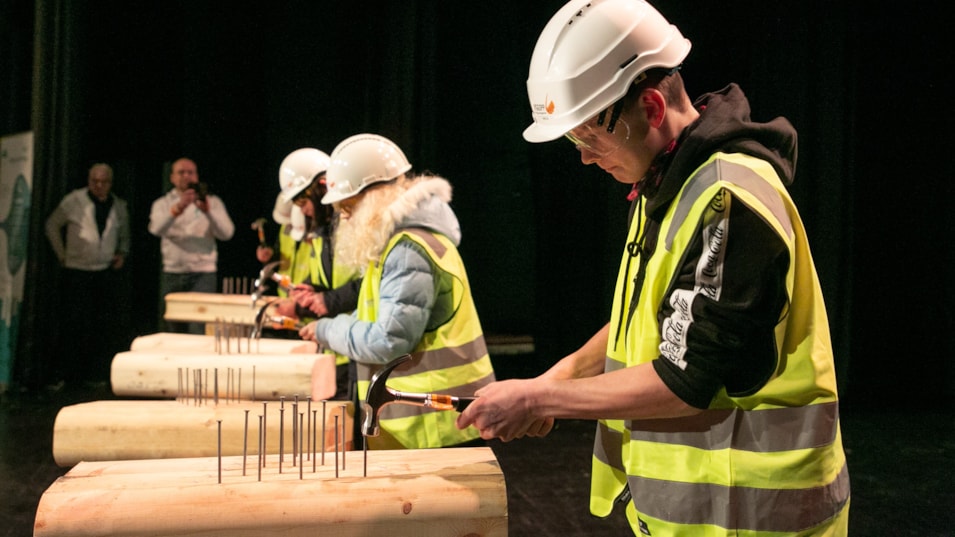 Spikerkonkurranse fra forrige arrangement i Namsos